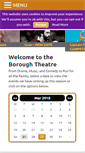 Mobile Screenshot of boroughtheatreabergavenny.co.uk